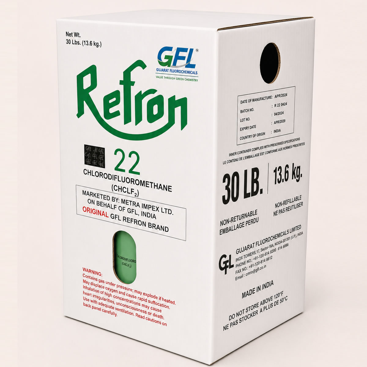 Refron R22 Refrigerant Gas